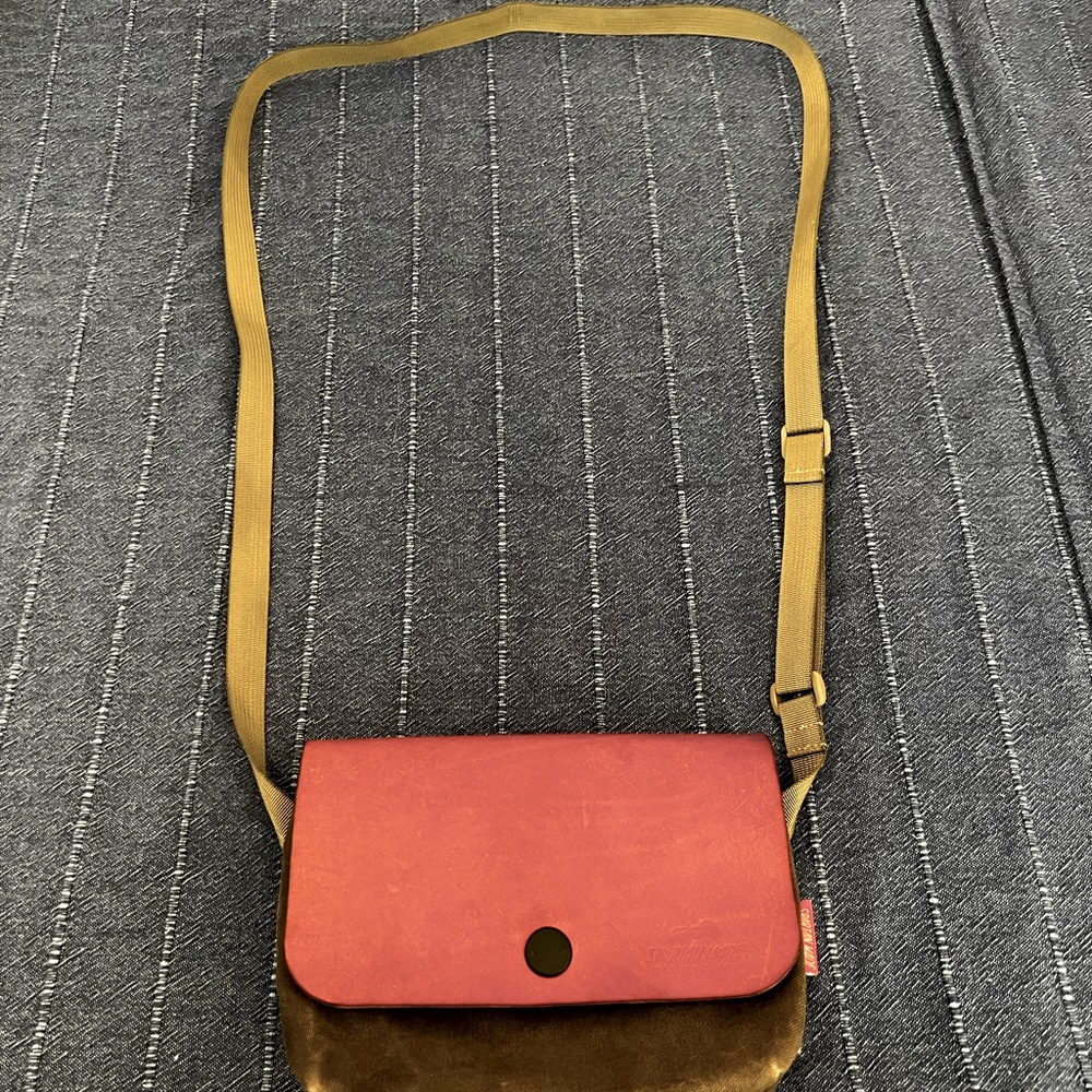 Waxed Canvas Cross Body Bag
